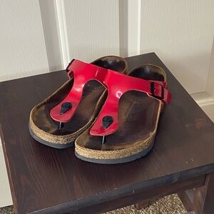 Birkenstock Gizeh Red Size 37